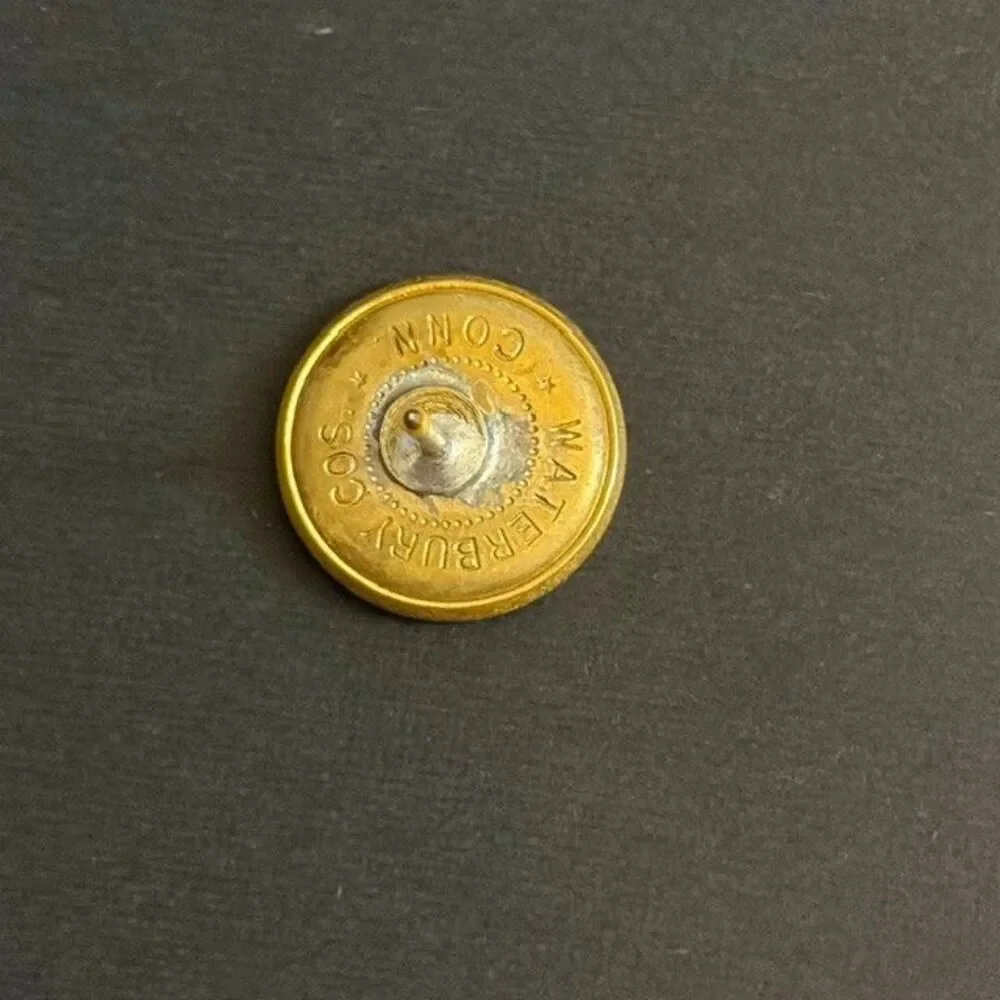 Vintage Pullman Waterbury Connecticut Train Snap Button Lapel Pin